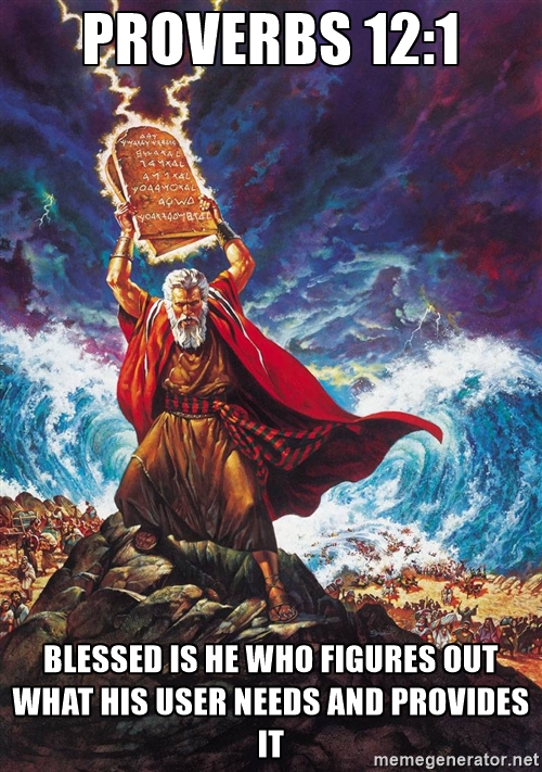 Blessed is the maker. Blessed is his coming. Blessed are his errors. Blessed are his messages